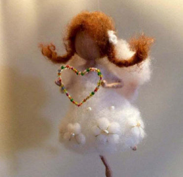Poke Le Wool Felt Handmade Diy Villain Doll Fairy Handmade Car Hanging To Pass The Time Material Package - Cindi Book