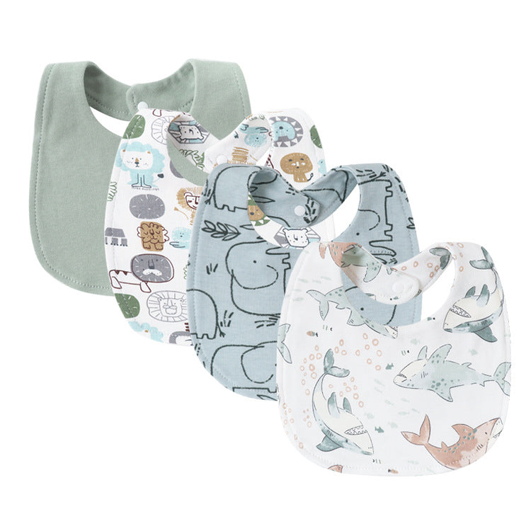Baby And Infant Bibs Made Of Pure Cotton - Cindi Book