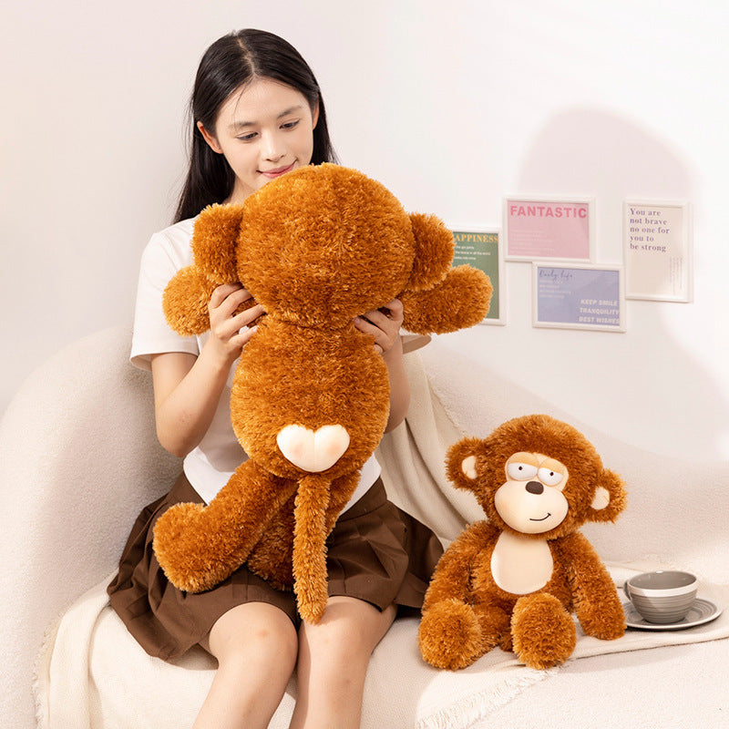 Creative Cartoon Monkey Plush Doll Stuffed Toy - Cindi Book