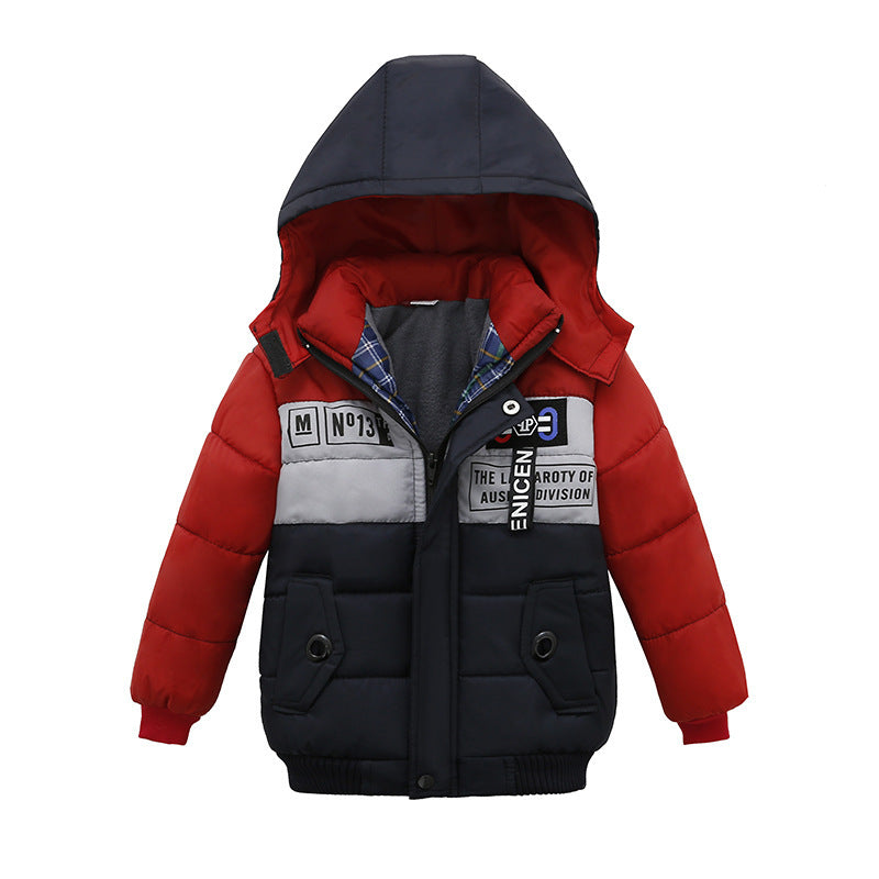 Small And Medium-Sized Boys Cotton-Padded Jackets - Cindi Book