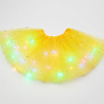Magical & Luminous  LED Princess Halloween Tutu Skirt Sequins Shiny Skirt - Cindi Book