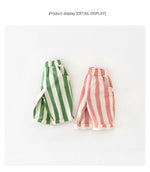 Infant Spring High Waist Color Striped Casual Trousers - Cindi Book