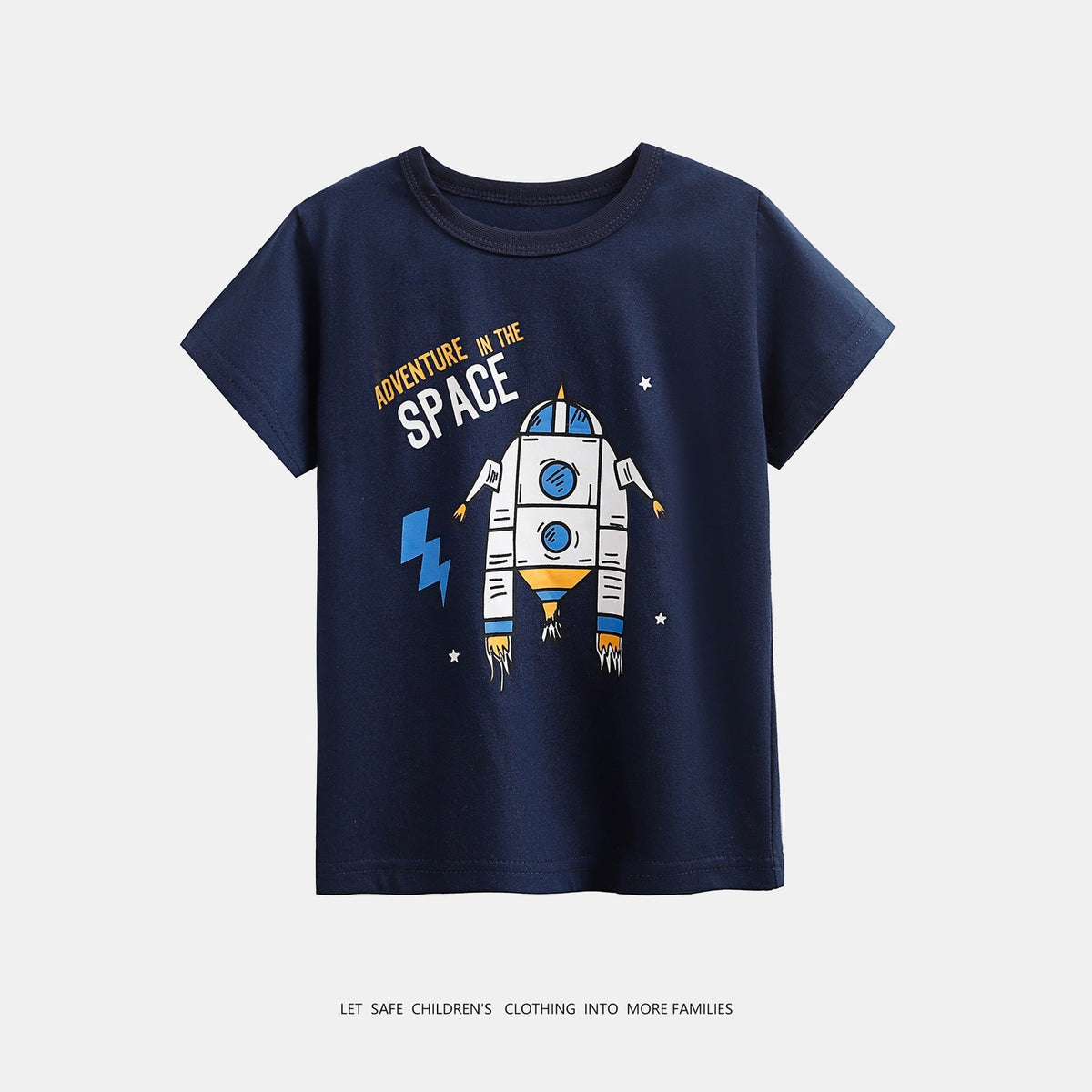 Round-neck Shirt Cartoon Short Sleeve Printed Short Sleeve - Cindi Book