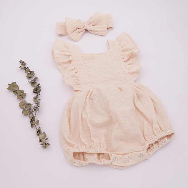 New Baby And Infants Romper Romper Shooting Birthday Dress Children Onesie - Cindi Book