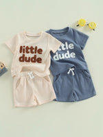 Children's Waffle Short Sleeve Suit - Cindi Book