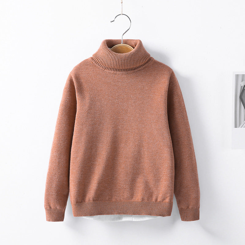 Autumn and winter high collar children's knitwear - Cindi Book