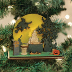 Old World Christmas Witches Convention - hand-blown glass Christmas tree ornament