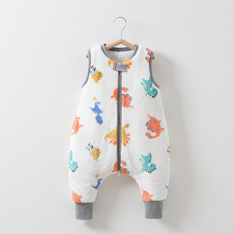 Baby Autumn And Winter Flannel Warm Sleeping Bag - Cindi Book