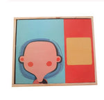 Montessori Magnetic Fun Puzzle Children's Wooden Puzzle Box Game Cartoon Educational Painting Toys For Children Gift Antistress - Cindi Book