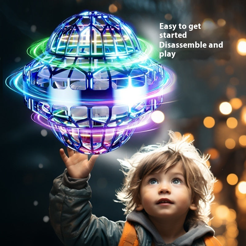 Magic Flying Ball Magic Swing Flying Ball Children's Finger Rotating Luminous Floating Flying Fingertip Toy - Cindi Book