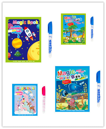 Children's Creative Magic  Water Painting Book - Cindi Book