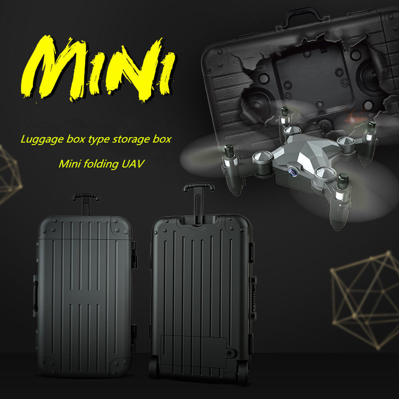 New Luggage Box Storage Box Folding Mini UAV Aerial Photography Remote Control Four Axis Children's Toys Drone - Cindi Book