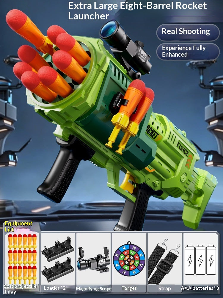 Childrens Army-Green Rocket Launcher Shooting Toy - Cindi Book
