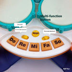 Children's Simulation Jazz Drum Kit Early Education Music Toys - Cindi Book