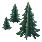 Old World Christmas 3D Tree Set - hand-blown glass Christmas tree ornament