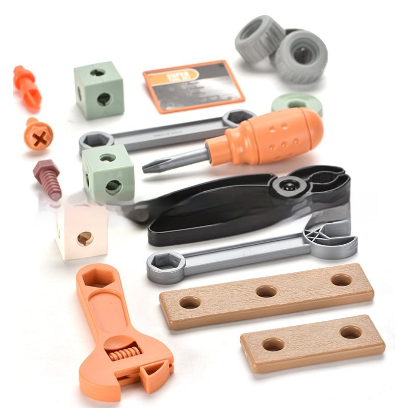 Educational Repair Assembly Playhouse Toolbox Set For Kids - Cindi Book