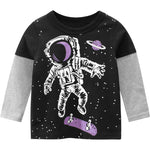 Boys Long Sleeve T-shirt Children's Clothing Baby Tops - Cindi Book