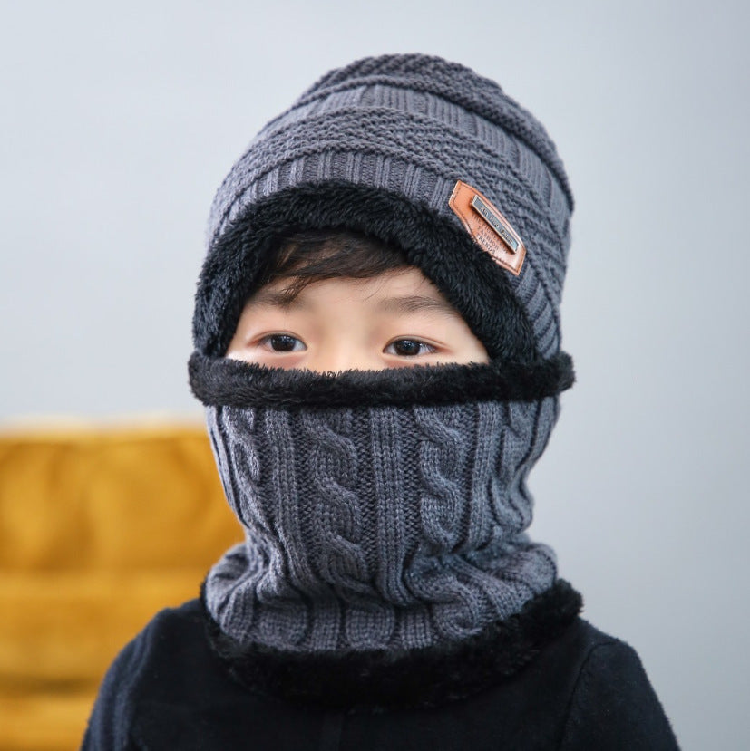 Warm knitted hat children's cap - Cindi Book