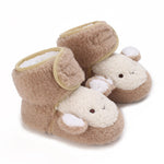 0-12 Months Old Male And Female Baby Thickened Non-slip Cartoon Cotton Shoes - Cindi Book
