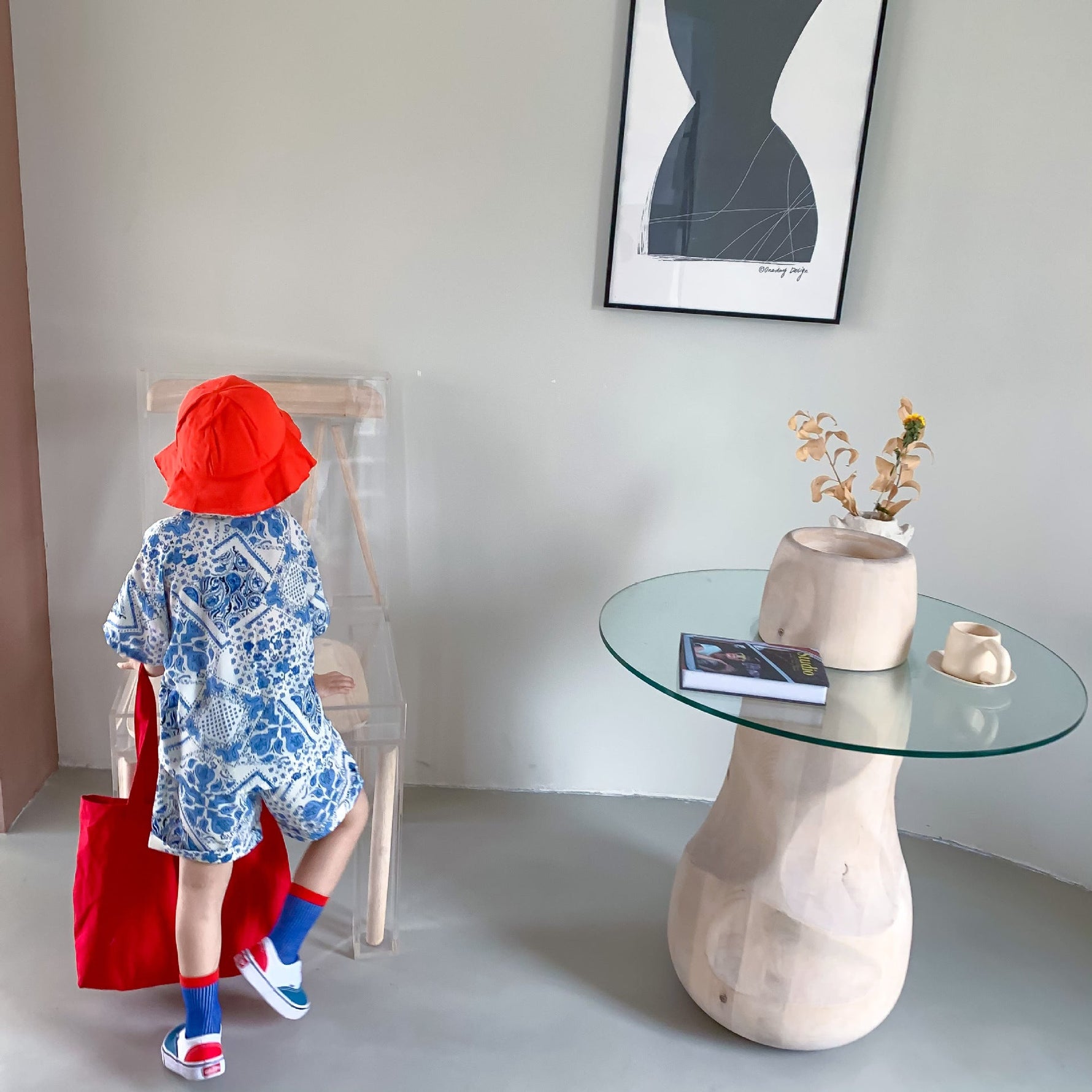 Printed Shirt Boys Vacation Style Chiffon Shirt Shorts Suit - Cindi Book