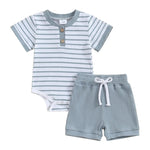 Baby Jumpsuit Short Sleeve Toddler Jumpsuit Romper Shorts Suit - Cindi Book