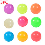 Luminous Sticky Ball Toys Sticky Wall Home Party Games Glow In The Dark Novelty Toys Decompression Squeeze Toy - Cindi Book