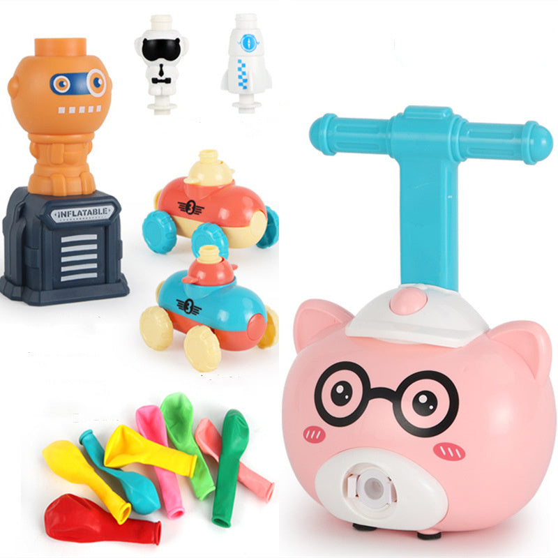 Power Balloon Launch Tower Toy Puzzle  Education Inertia Air Power Balloon Car Science Experimen Toy For Children Gift - Cindi Book