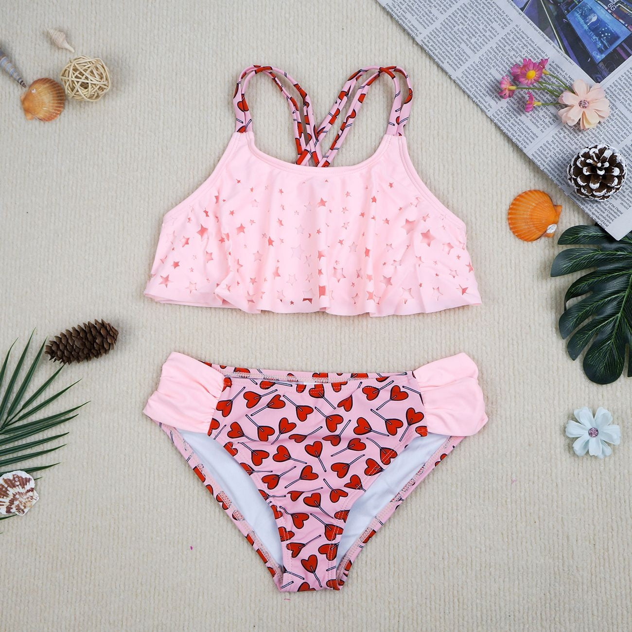 Style Kids Swimwear Girls Two-Piece Swimsuits