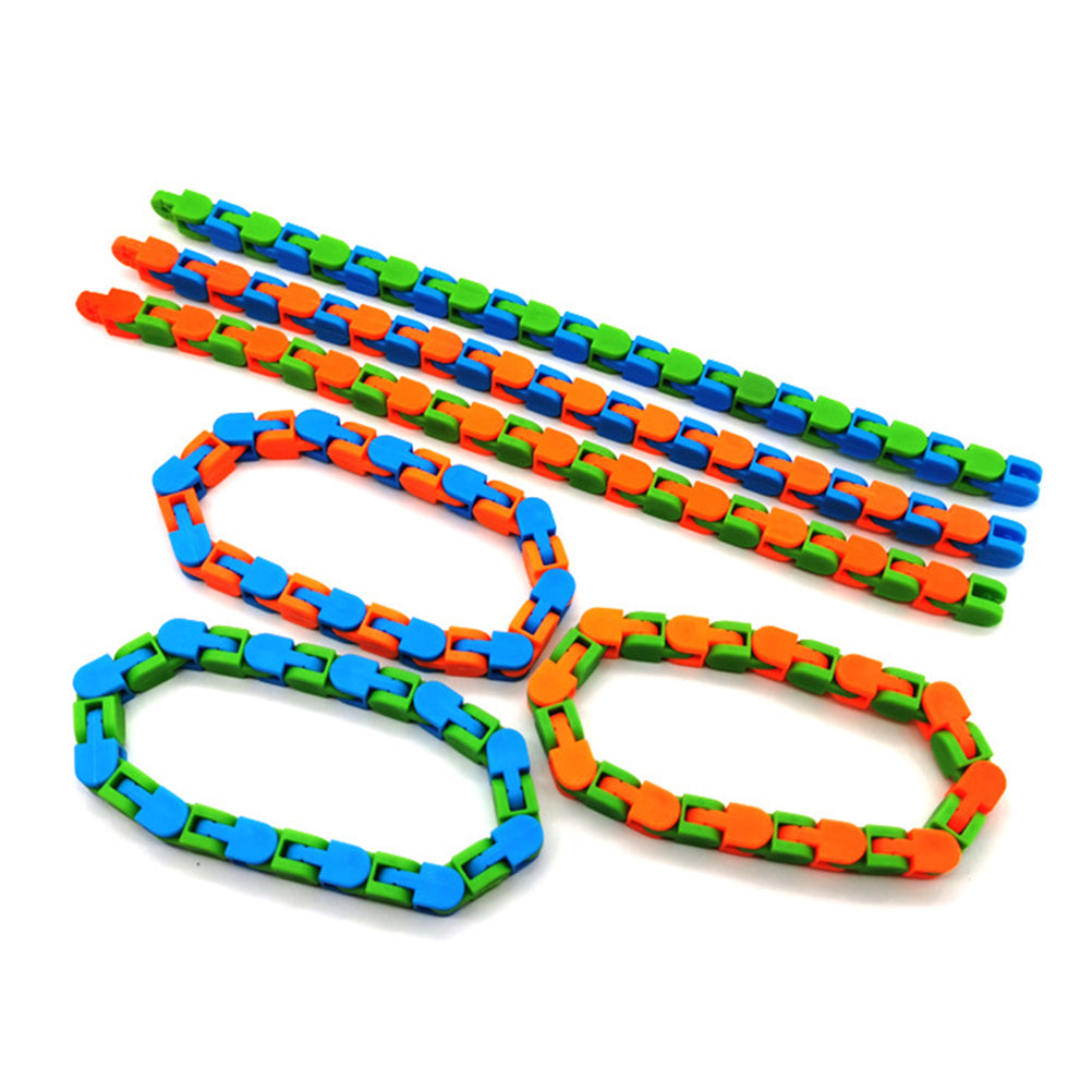 Funny Fidget Chain Anti Stress Toy for Adult Bike Chain Fidget Bracelet Puzzle Educational Toys - Cindi Book