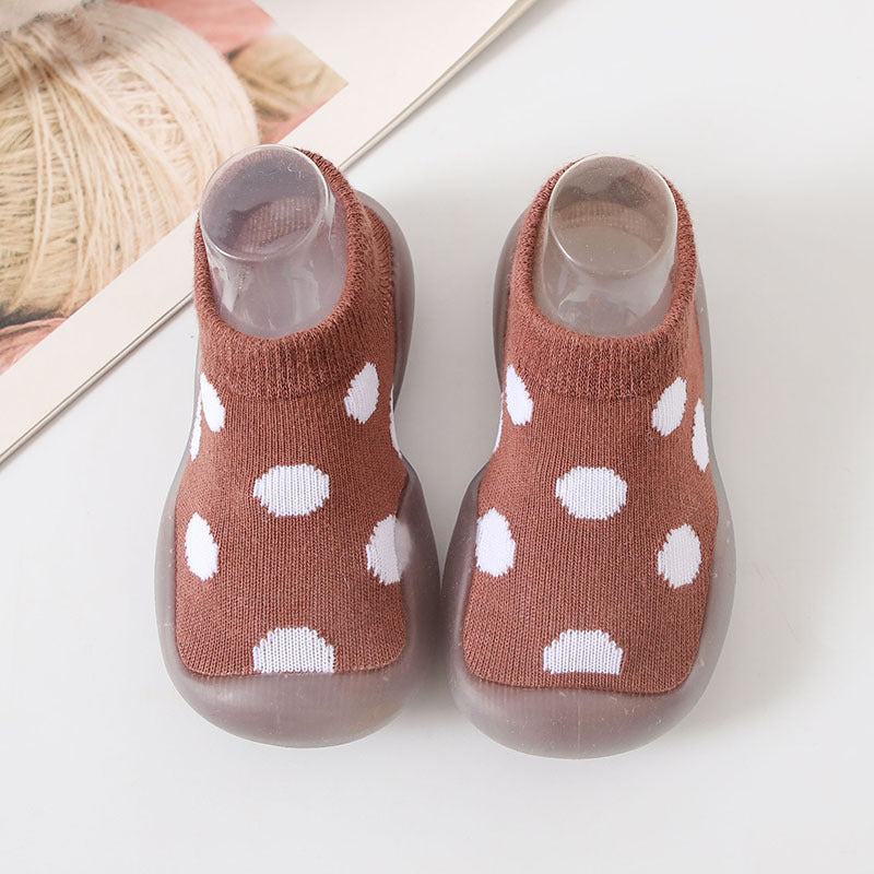Baby Round Dot Style Comfortable Breathable Toddler Sock Shoes - Cindi Book