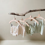 Striped Spaghetti Straps Shorts Suit Baby Girl Two-piece Suit Suit - Cindi Book