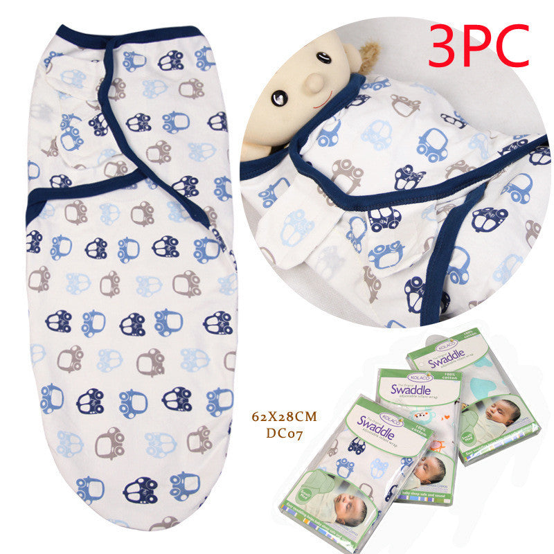 Cotton baby baby wrapped towel, cartoon baby sleeping bag, anti startled baby and baby products - Cindi Book