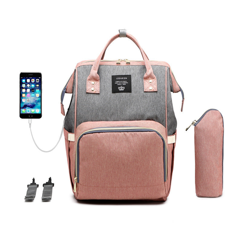 LEQUEEN Multifunctional Large Capacity Mummy Bag - Cindi Book