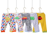 Cartoon print children's leggings 5 pieces - Cindi Book