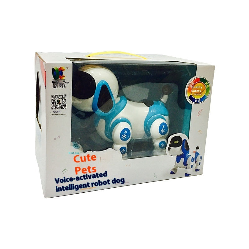 New Telecontrol Charging Intelligent Machine Dog Voice Touch Induction Pet Electronic Dog Kids Pet Toy