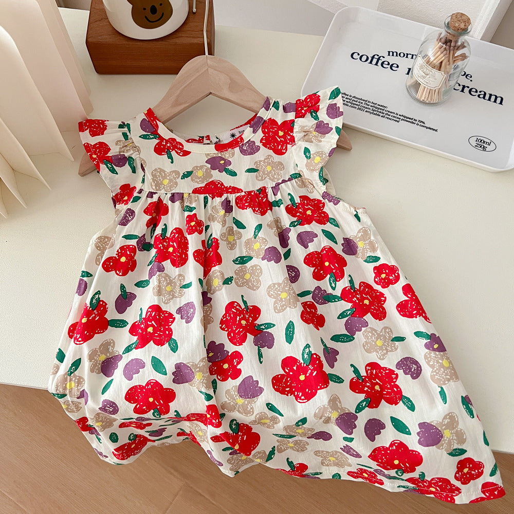 Girls Fashion Sleeveless Breathable Dress - Cindi Book