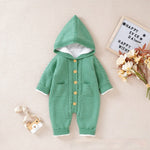 Baby Winter Thickened Knitting Jumpsuit Romper - Cindi Book