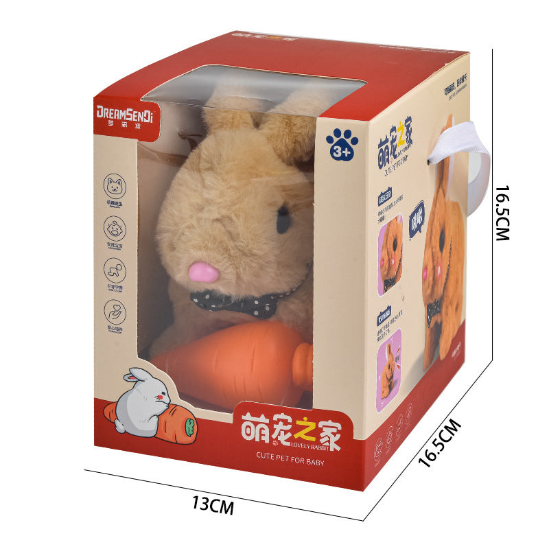 Children's Electric Simulation Plush Pet Teddy - Cindi Book