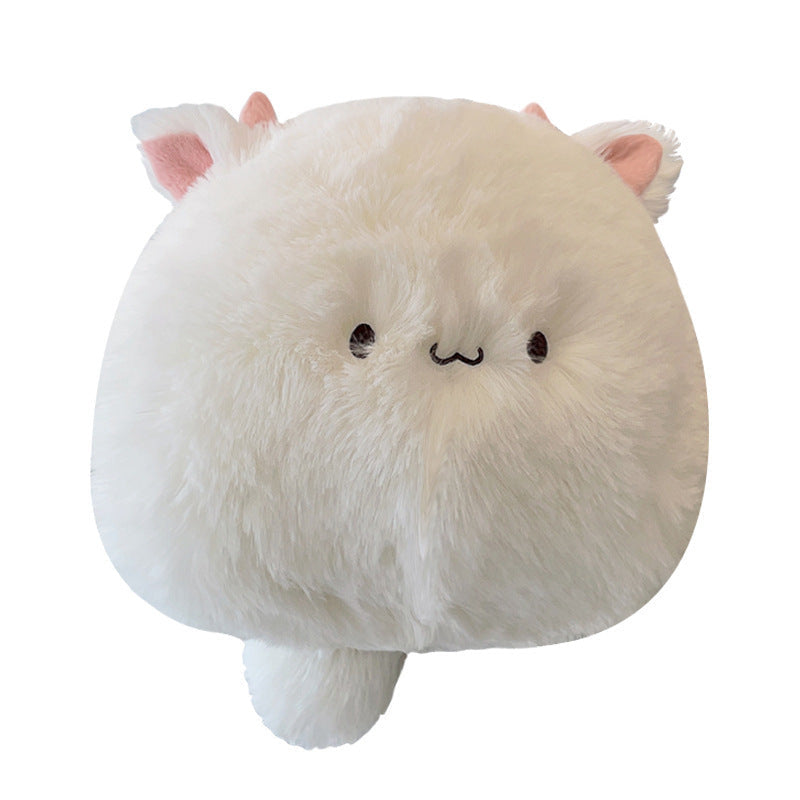 Sleeping Pillow On Bed Cute Long-haired Cat Cat Beast Doll - Cindi Book