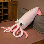 Full Size Squid Soft Stuffed Plush Pillow Toy - Cindi Book