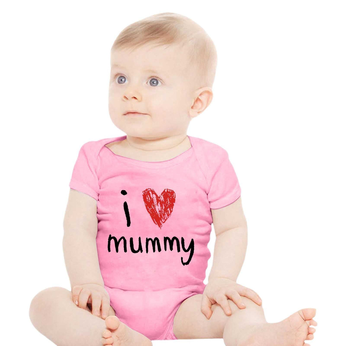 English Letter Printed Cotton Baby Romper - Cindi Book