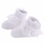 BOW LACE baby socks - Cindi Book