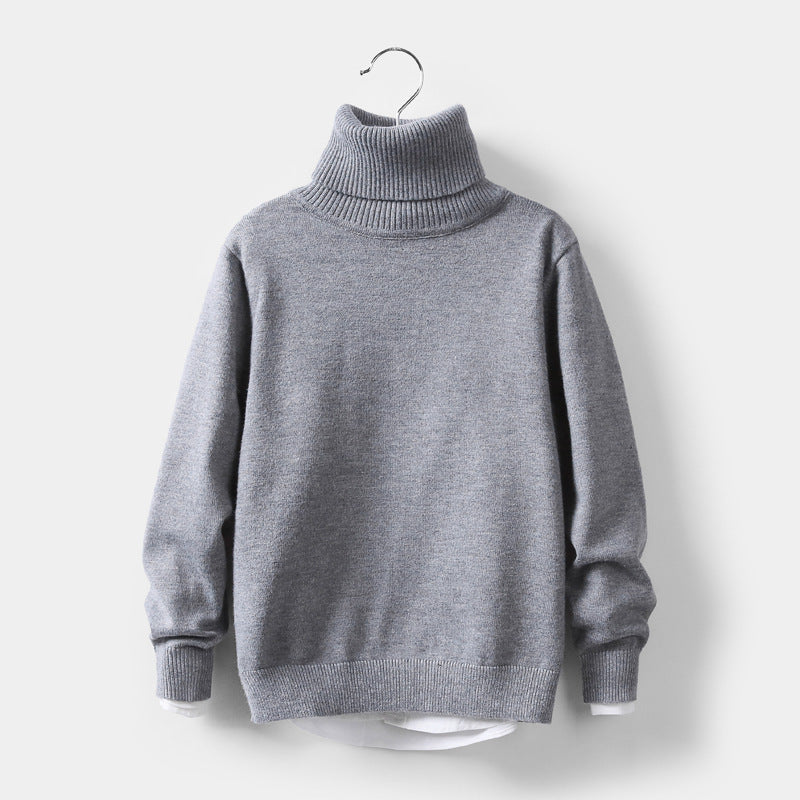 Autumn and winter high collar children's knitwear - Cindi Book