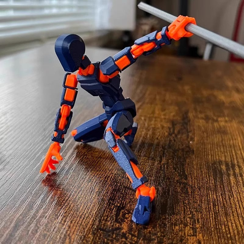 Multi-Jointed Movable Shapeshift Robot 2.0 3D Printed Mannequin Dummy Action Model Doll Toy Kid Gift - Cindi Book
