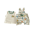 Cartoon Vest Baby Full Printing Suspender Pants Fashion - Cindi Book