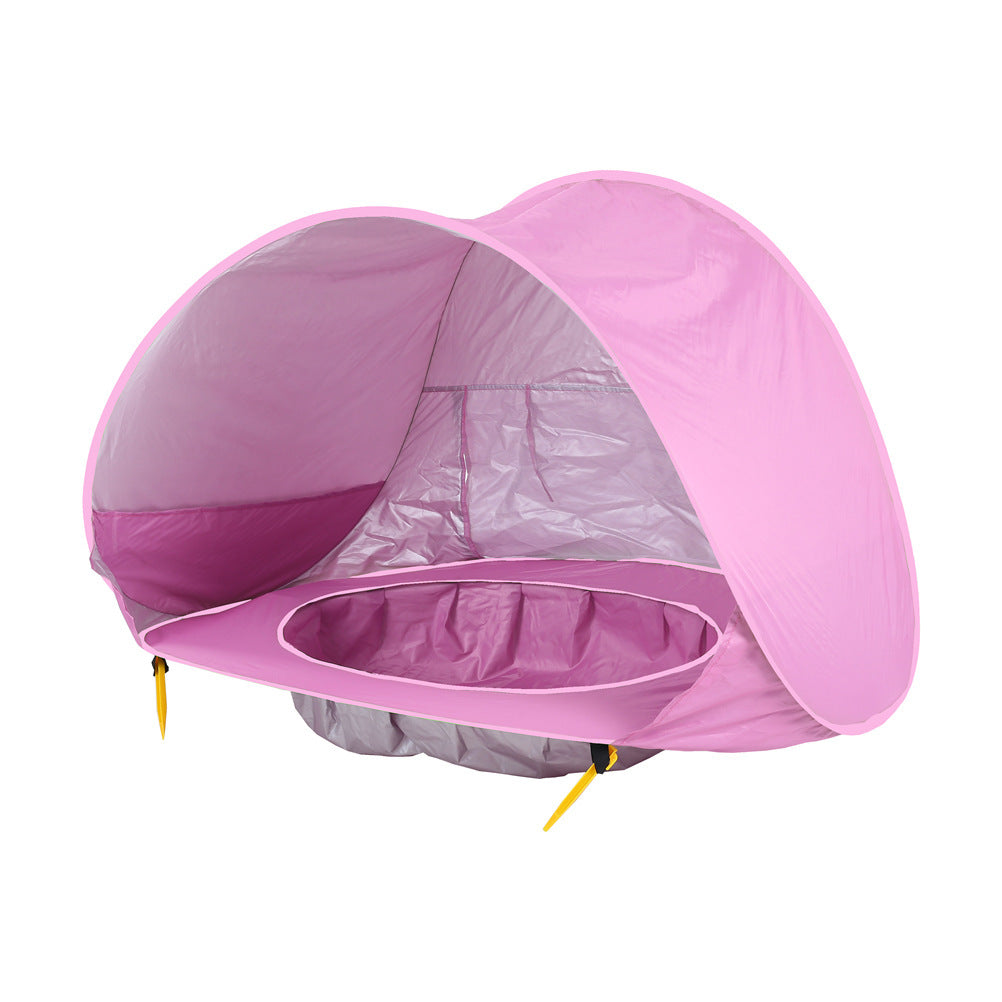 Baby Beach Tent Kids Outdoor Camping Easy Fold Up Waterproof  Up Sun Awning Tent UV-protecting - Cindi Book