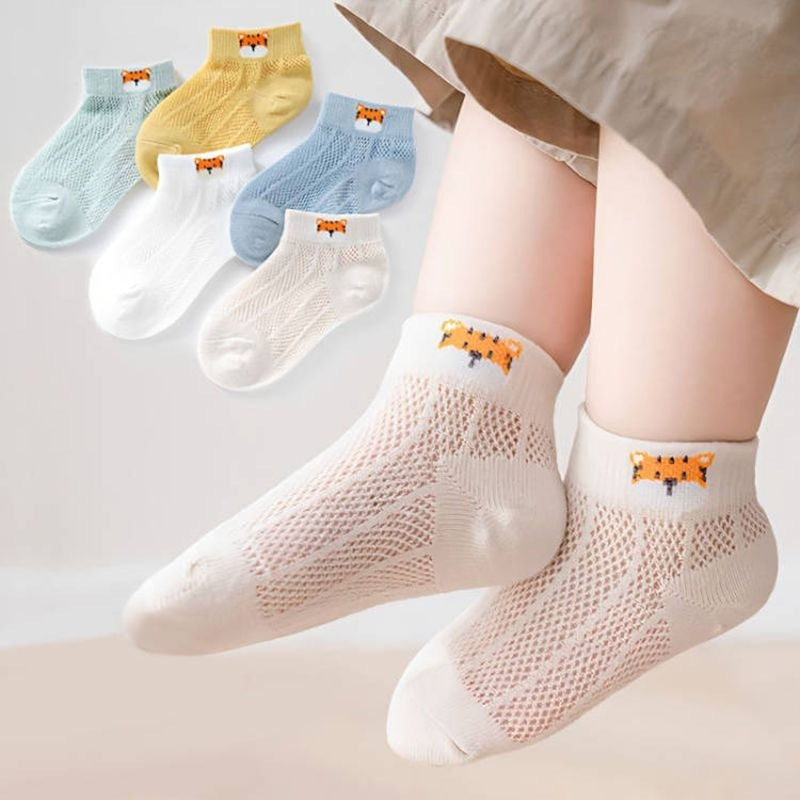 Children's Socks Tube Socks Springsummer Thin Breathable - Cindi Book