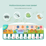 Children's Multifunctional Fun Animal Music Game Carpet - Cindi Book