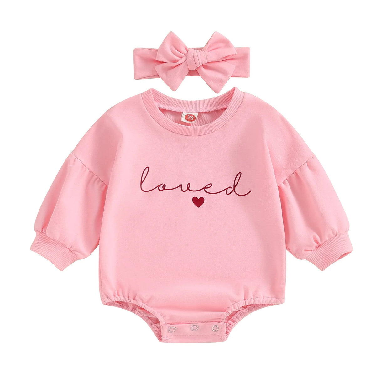 Children's Solid Color Romper Hair Band Set - Cindi Book