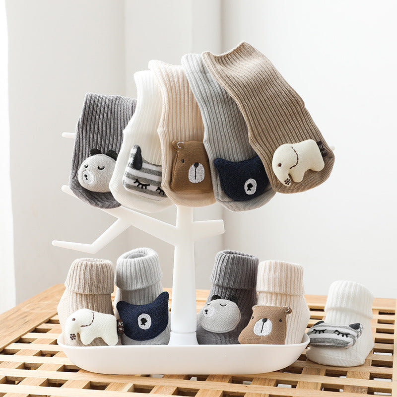 Baby Socks Dispensing Glue Non-Slip Loose Baby Socks Children Floor Socks - Cindi Book